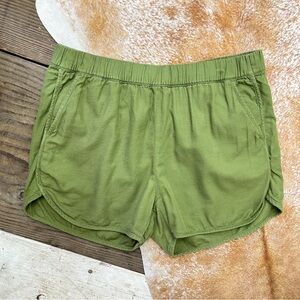 Madewell Green Pull On Shorts